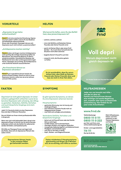 Pocket Guide „Lebensmüde“ Junge